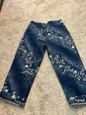 Bay Studio Vintage Floral Paisley Capri Pants - Petite